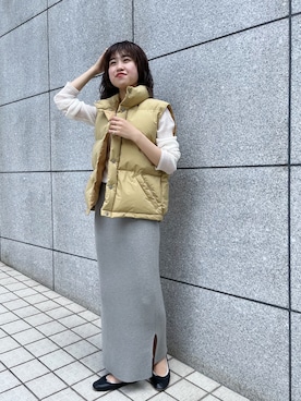 「Omekashi（オメカシ）のアイテム（ジャケット/アウター）」を使った、rionaさん（レディース・158cm）の秋コーディネート