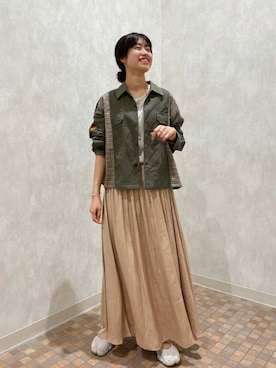 rionaさん（レディース・158cm）の秋コーディネート