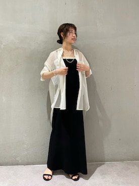 rionaさん（レディース・158cm）の夏コーディネート