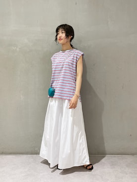 rionaさん（レディース・158cm）の夏コーディネート