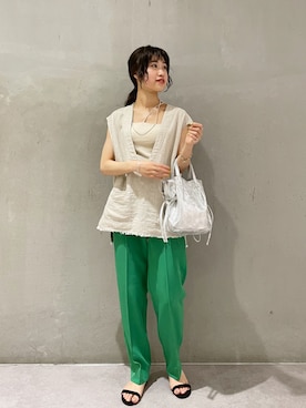 rionaさん（レディース・158cm）の夏コーディネート