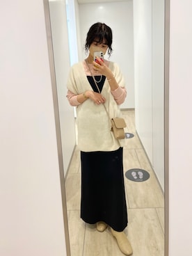 rionaさん（レディース・158cm）の秋コーディネート