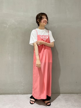 rionaさん（レディース・158cm）の夏コーディネート