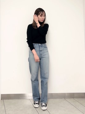 「YANUK（ヤヌーク）のアイテム」を使った、waka@lionheartさん（レディース・165cm）の冬コーディネート