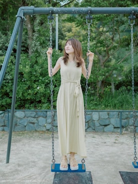 「URBAN RESEARCH ROSSO WOMEN（アーバンリサーチ　ロッソ）のアイテム（ワンピース/ドレス）」を使った、てんさん（レディース・163cm）の春コーディネート