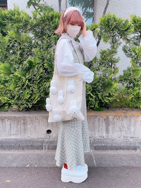 「SpRay（スプレイ）のアイテム（ワンピース/ドレス）」を使った、AKKY!さん（レディース・156cm）の夏コーディネート