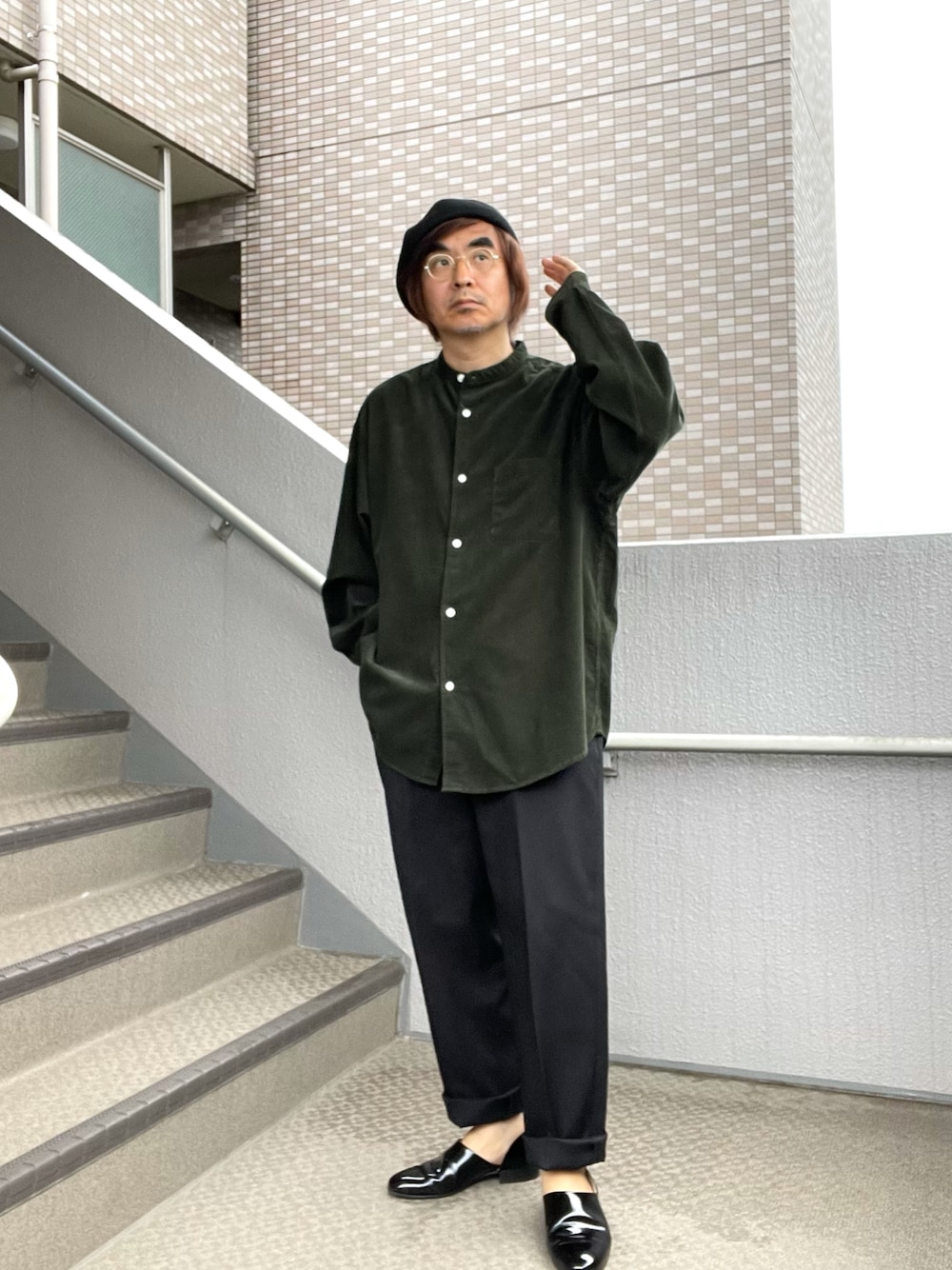 𝐇𝐚𝐫𝐮𝐭𝐨 𝐓𝐚𝐤𝐞𝐮𝐜𝐡𝐢｜Atelier BERUN | -Moss green