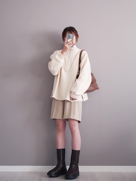 「ciite'（シーテ）のアイテム（リング）」を使った、miiさん（レディース・162cm）の冬コーディネート