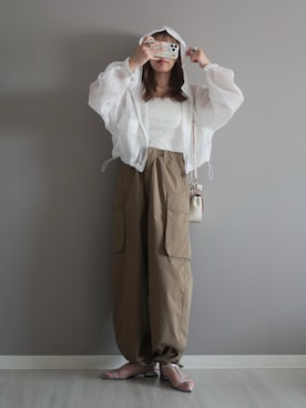 「BONLECILL（ボンルシール）のアイテム」を使った、miiさん（レディース・162cm）の春コーディネート