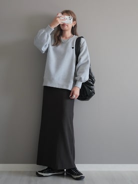 「アイテム（ピアス（両耳用））」を使った、miiさん（レディース・162cm）の秋コーディネート