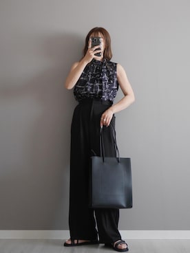 「ieLS（イエルズ）のアイテム（リング）」を使った、miiさん（レディース・162cm）の春コーディネート