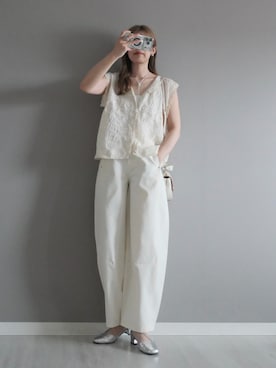 「METROCITY（メトロシティ）のアイテム」を使った、miiさん（レディース・162cm）の夏コーディネート