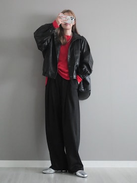 「アイテム（パンプス）」を使った、miiさん（レディース・162cm）の秋コーディネート