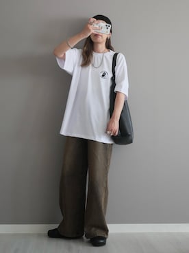 「アイテム（リング）」を使った、miiさん（レディース・162cm）の夏コーディネート