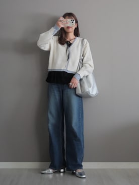 「notch.（ノッチ）のアイテム」を使った、miiさん（レディース・162cm）の春コーディネート