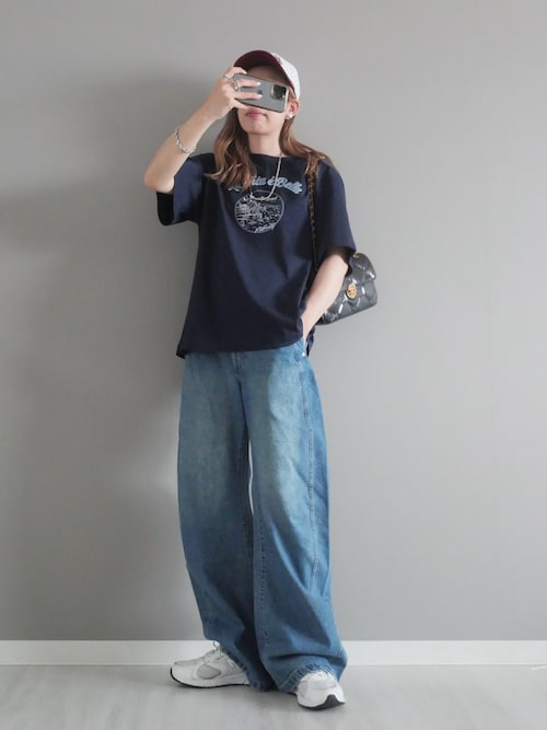 日本未入荷◆AW24-25◆ロゴプレート バレルレッグ ジーンズ イージーバレルレッグデニムパンツ – WEGO ONLINE STORE