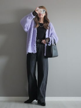 「アイテム（アクセサリー）」を使った、miiさん（レディース・162cm）の秋コーディネート