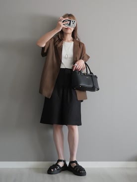「Riberry（リベリー）のアイテム」を使った、miiさん（レディース・162cm）の夏コーディネート