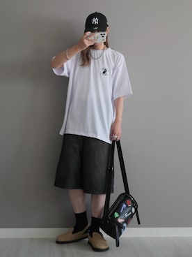 「アイテム（ブレスレット）」を使った、miiさん（レディース・162cm）の夏コーディネート