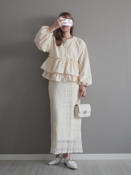 miiさんのノーカラージャケットを使ったコーディネート - ZOZOTOWN