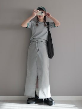 「BONLECILL Marche（ボンルシールマルシェ）のアイテム」を使った、miiさん（レディース・162cm）の春コーディネート