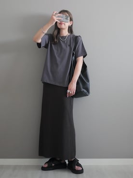 「アイテム（ピアス（両耳用））」を使った、miiさん（レディース・162cm）の夏コーディネート
