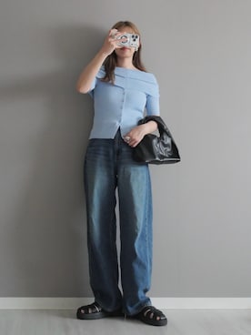 「Port（ポート）のアイテム」を使った、miiさん（レディース・162cm）の夏コーディネート