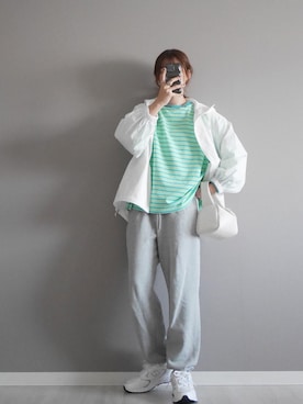 「春服デビュー宣言」｜「アイテム（マウンテンパーカー）」を使った、miiさん（レディース・162cm）の春コーディネート
