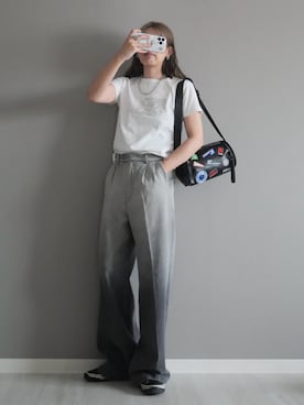 「アイテム（ピアス（両耳用））」を使った、miiさん（レディース・162cm）の秋コーディネート