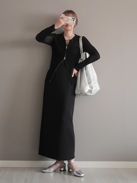 「tiptop（ティップトップ）のアイテム」を使った、miiさん（レディース・162cm）の春コーディネート