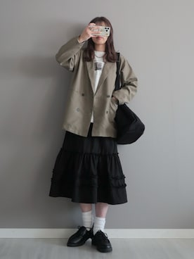 「forksy.（フォルクシー）のアイテム」を使った、miiさん（レディース・162cm）の春コーディネート