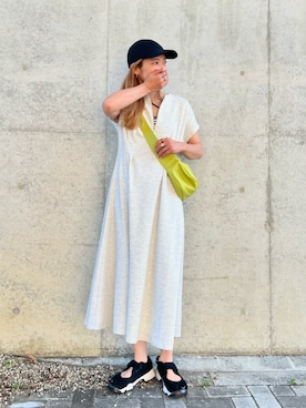 「アイテム（ワンピース/ドレス）」を使った、miiさん（レディース・162cm）の夏コーディネート