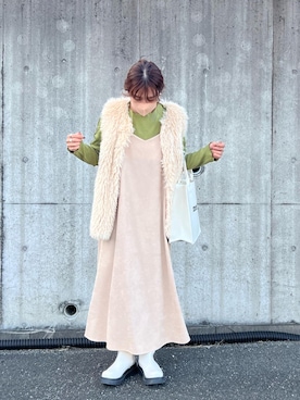 miiさん（レディース・162cm）の冬コーディネート