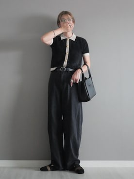 「アイテム（ブレスレット）」を使った、miiさん（レディース・162cm）の秋コーディネート