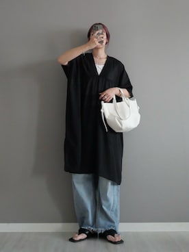 「LBC（エルビーシー）のアイテム（ワンピース/ドレス）」を使った、miiさん（レディース・162cm）の夏コーディネート