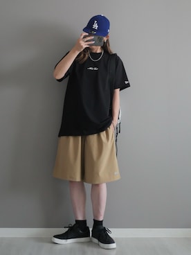 「アイテム（ピアス（両耳用））」を使った、miiさん（レディース・162cm）の夏コーディネート