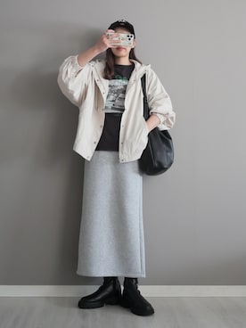 「notch.（ノッチ）のアイテム」を使った、miiさん（レディース・162cm）の春コーディネート