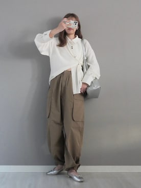 「アシンメトリー」｜miiさん（レディース・162cm）の春コーディネート