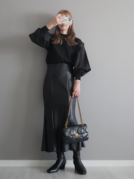 「JUNOAH（ジュノア）のアイテム」を使った、miiさん（レディース・162cm）の秋コーディネート