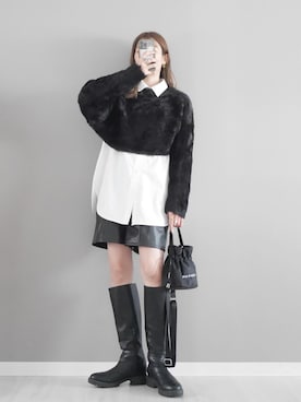 miiさん（レディース・162cm）の冬コーディネート