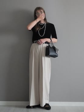 「アイテム（サングラス）」を使った、miiさん（レディース・162cm）の秋コーディネート