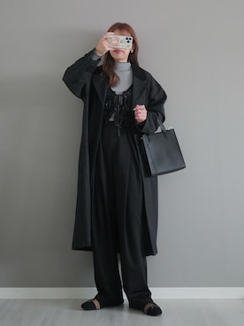「アイテム（パンツ）」を使った、miiさん（レディース・162cm）の冬コーディネート
