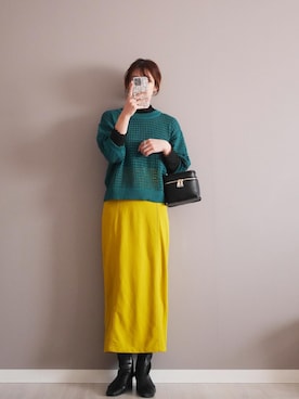 「sesenta（セセンタ）のアイテム」を使った、miiさん（レディース・162cm）の春コーディネート