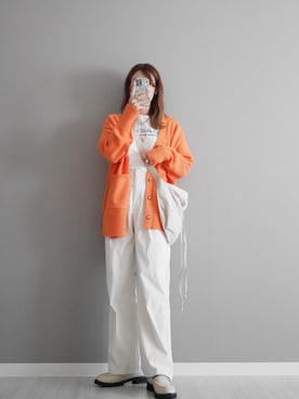「cava cava（サヴァサヴァ）のアイテム（ローファー）」を使った、miiさん（レディース・162cm）の秋コーディネート