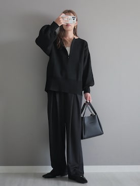 「アイテム（パンプス）」を使った、miiさん（レディース・162cm）の秋コーディネート