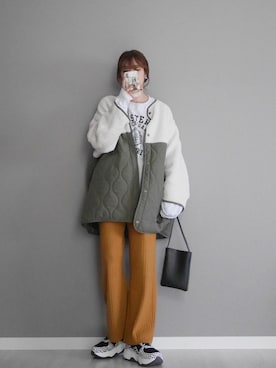 「Lucida（ルシーダ）のアイテム」を使った、miiさん（レディース・162cm）の秋コーディネート