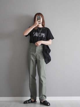 「ieLS（イエルズ）のアイテム（リング）」を使った、miiさん（レディース・162cm）の夏コーディネート