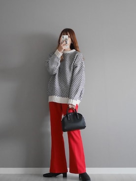 「Chillfar（チルファー）のアイテム」を使った、miiさん（レディース・162cm）の冬コーディネート