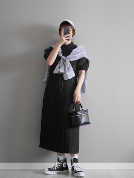 「EDIT Gris（エディットグリ）のアイテム」を使った、miiさん（レディース・162cm）の夏コーディネート