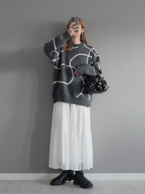 セール】◇選んでアソートデザイン ゆるっとシャギーニットプル